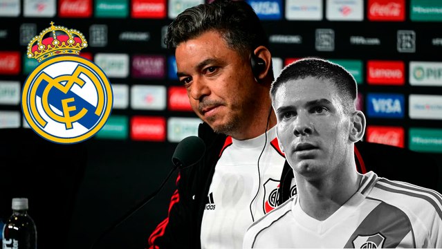 Gallardo DT de River Plate rompió el silencio sobre Mastantuono