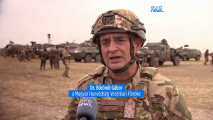 A legmodernebb tankokkal és harci gépekkel tartottak mega-hadgyakorlatot a Bakonyban