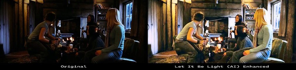 The Descent | Let It Be Light | AI Software | Original vs AI Enhanced