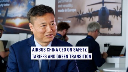VID YT AIRBUSAirbus China CEO on safety, tariffs and green transition
