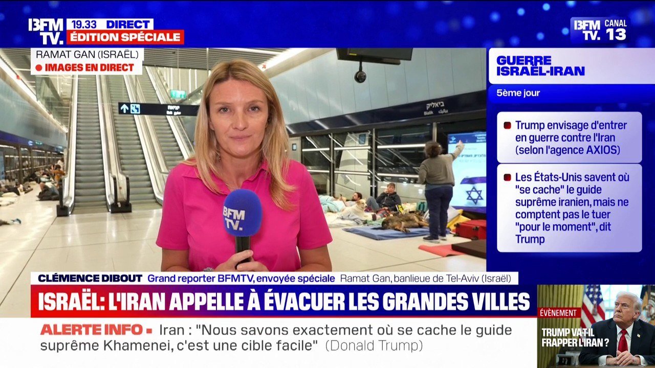 Iran-Israël: l'Iran appelle à l'évacuation des habitants des grandes villes israéliennes