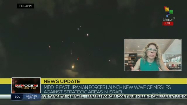 Middle East, Iranian forces launch new wave of missiles against strategic areas in Israel