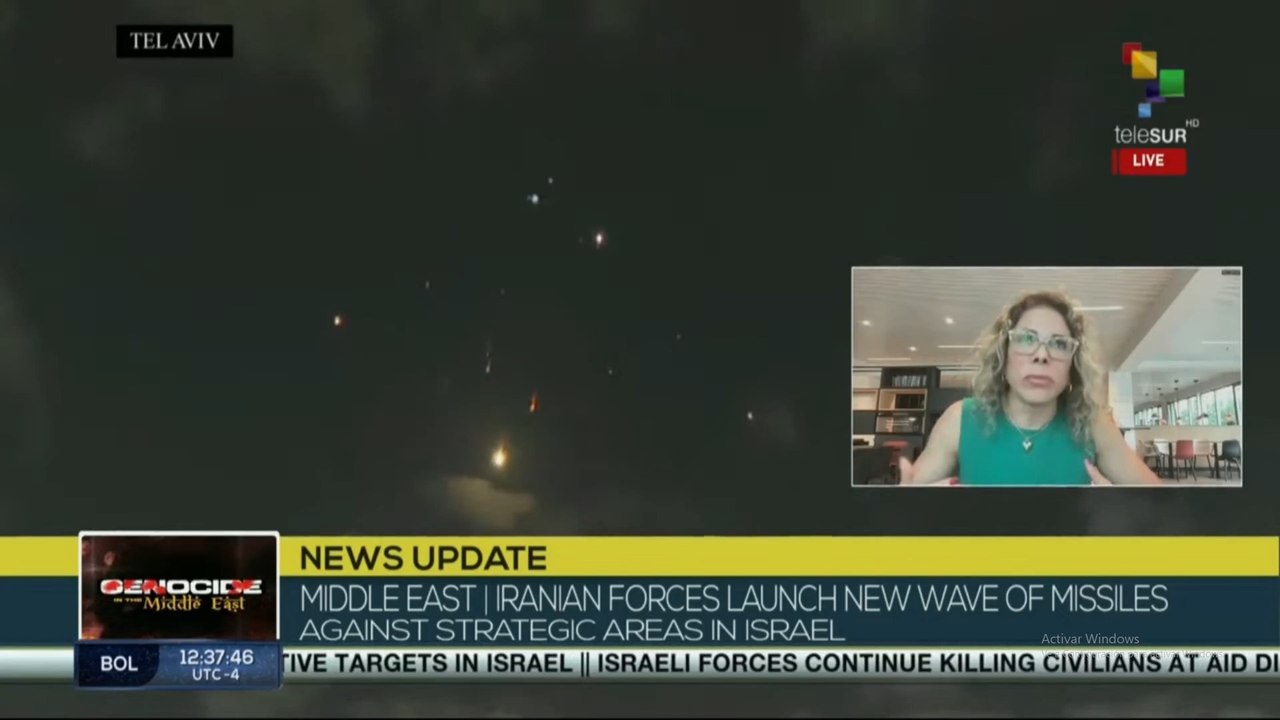 Middle East, Iranian forces launch new wave of missiles against strategic areas in Israel