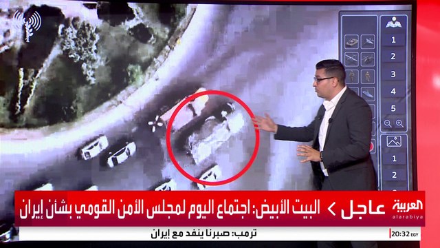 خريطة الوجود الإسرائيلي في أجواء إيران