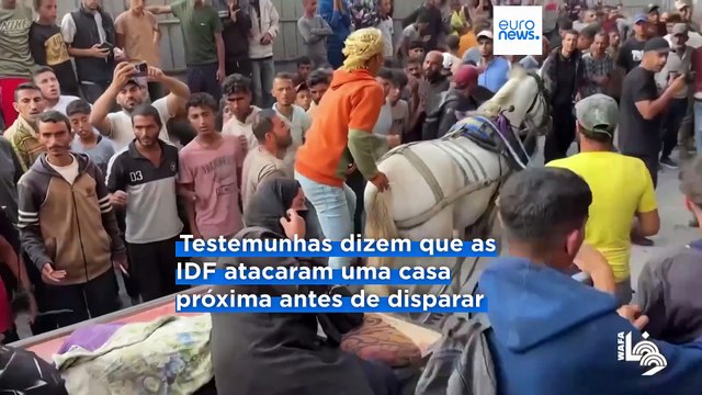 Ataque israelita mata dezenas de palestinianos que esperavam por camiões de ajuda em Gaza