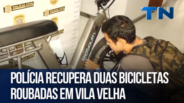 Polícia recupera duas bicicletas roubadas em Vila Velha
