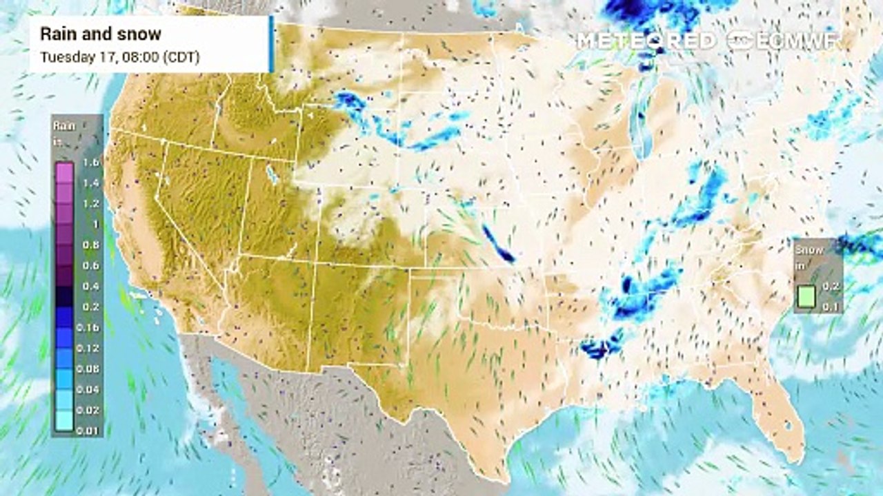 Widespread Rain and Storms to Sweep Eastward Through Midweek, Heavy Totals Possible in the Midwest