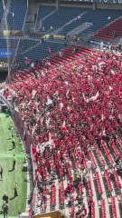 La afición de Urawa se hace notar en su primer partido contra River