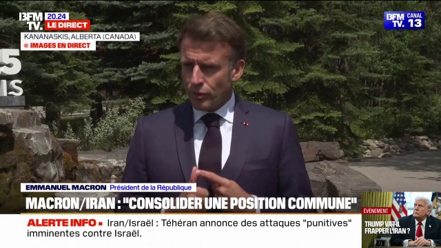 Guerre en Ukraine: Il nous faut renforcer les sanctions, avec de nouvelles sanctions inédites , annonce Emmanuel Macron en marge du G7
