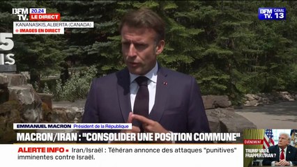 Guerre en Ukraine: "Il nous faut renforcer les sanctions, avec de nouvelles sanctions inédites", annonce Emmanuel Macron en marge du G7