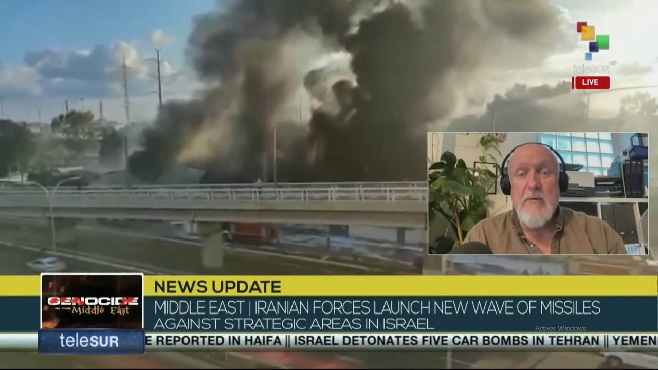 Middle East, Iranian forces launch new of missiles against strategic areas in Israel