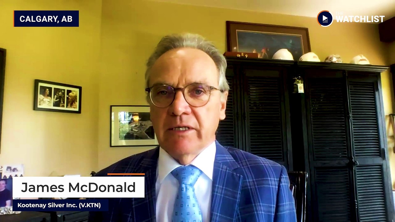 Kootenay Silver President & CEO James McDonald