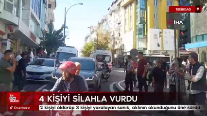 Tekirdağ'da 2 kişiyi öldürüp 3 kişiyi yaralayan sanık, aklının okunduğunu öne sürdü