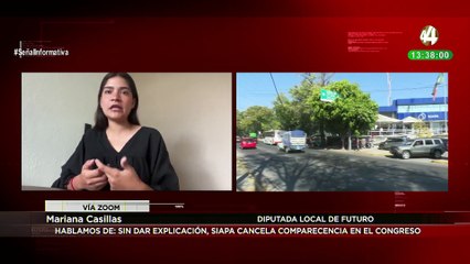 Mariana Casillas habla que sin dar explicación, SIAPA cancela comparecencia en el congreso