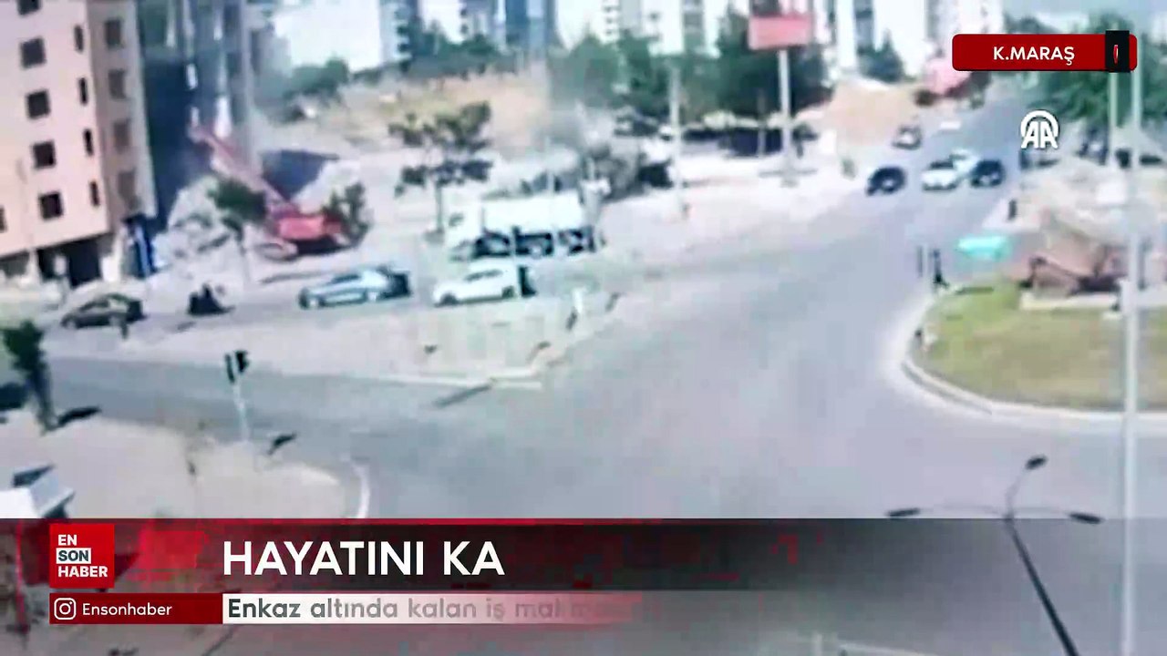 Kahramanmaraş'ta enkaz altında kalan iş makinesi operatörü hayatını kaybetti