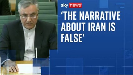 Iran has 'no intention to enrich to level of nuclear bomb', ambassador tells UK MPs