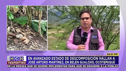 Putrefacto hallan cadáver de joven desaparecido en Belén Gualcho, Ocotepeque