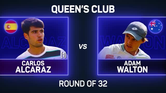 Alcaraz wins first match back since French Open triumph