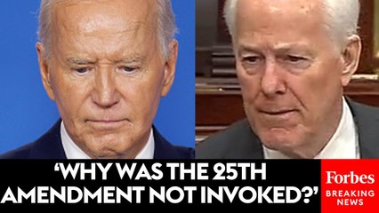 John Cornyn Previews Hearing On Alleged 'Conspiracy To Hide' Biden's 'Cognitive Decline'