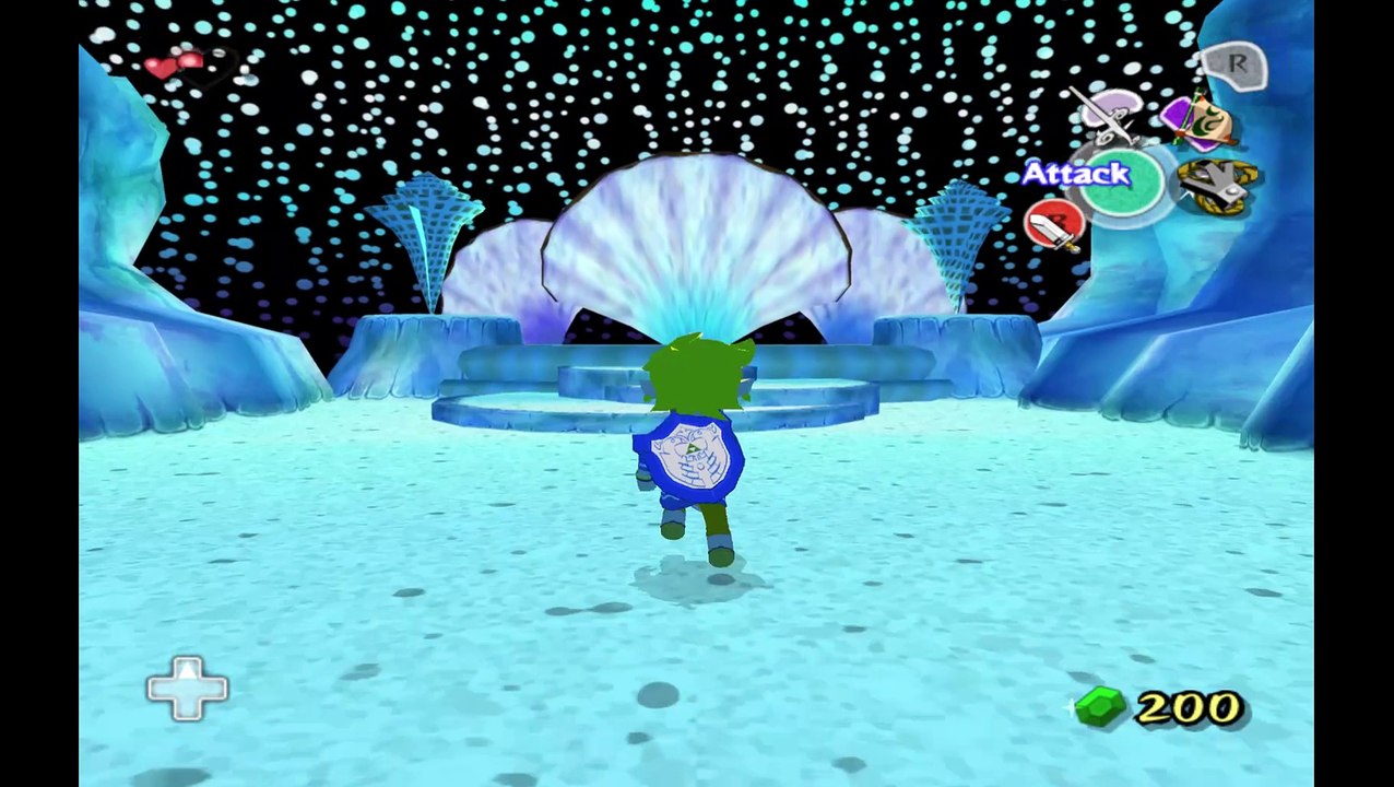 Wind Waker. Messing around in areas I guess