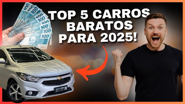 CARROS USADOS PEQUENOS E BARATOS: VEJA OS MELHORES COM BAIXA MANUTENÇAO EM 2025