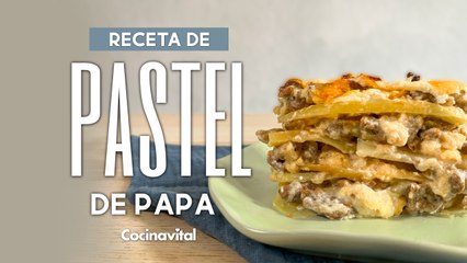 Receta de pastel de papa con carne: Fácil de preparar