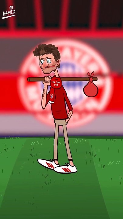 And end of the lovely Thomas Müller era at Bayern. 💔👏🏻و پایان عصر توماس مولرِ دوست داشتنی در بایرن. 💔👏🏻#DankeThomas#müller#thomasmüller#bayern#bundesliga#championsleague#hamidsahari
