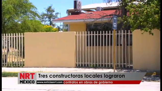 Tres constructoras locales lograron contratos en obras de gobierno