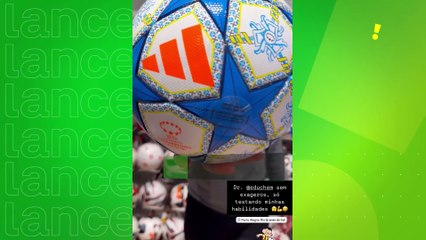 Lúcio faz embaixadinha após acidente doméstico