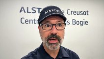 Nicolas Combe, directeur d'ALSTOM au Creusot
