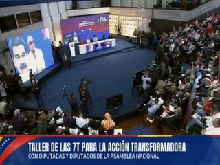 Presidente de la AN Jorge Rodríguez dió a conocer los objetivos trazados el Taller de las 7T