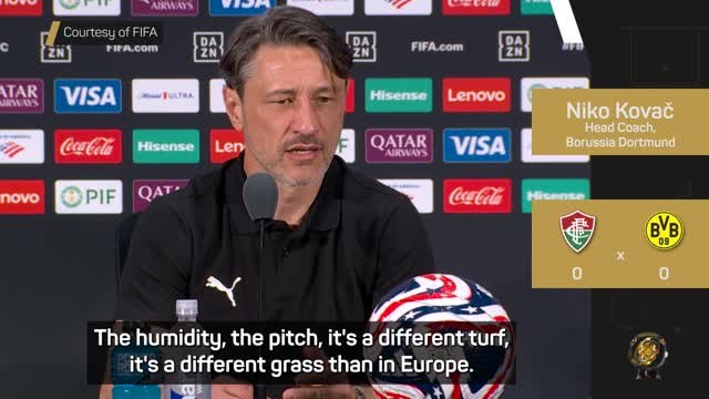 Kovac blames the grass and heat for Dortmund draw
