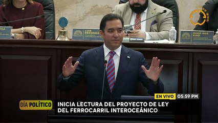 Héctor Zelaya presenta proyecto de Ferrocarril Interoceánico al Congreso Nacional