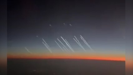 ext-Pánico en avión de Dubái- Pasajeros testigos de ataque con misiles de Irán-170625