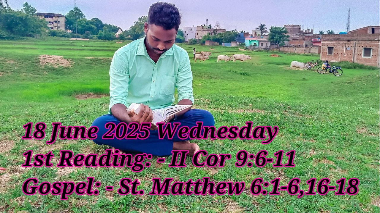 Catholic Daily Gospel and Reading in Hindi 18 June 2025 | Today's Bible Verse | Aaj ka Susamachar