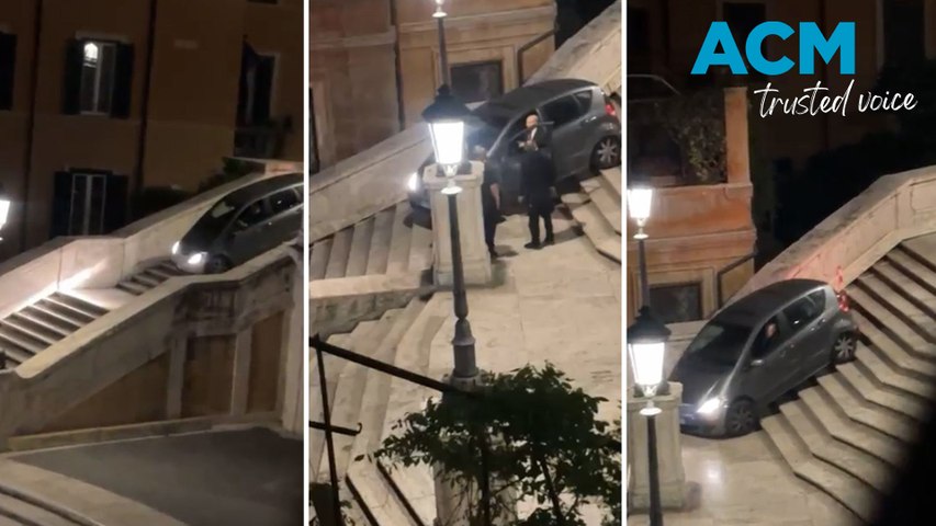 Elderly man drives luxury car down Rome’s Spanish Steps | The Standard | Warrnambool, VIC