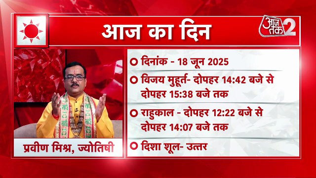 Aaj Ka Panchang: जान‍िए 18 जून 2025, दिन- बुधवार का पंचांग और शुभ मुहूर्त