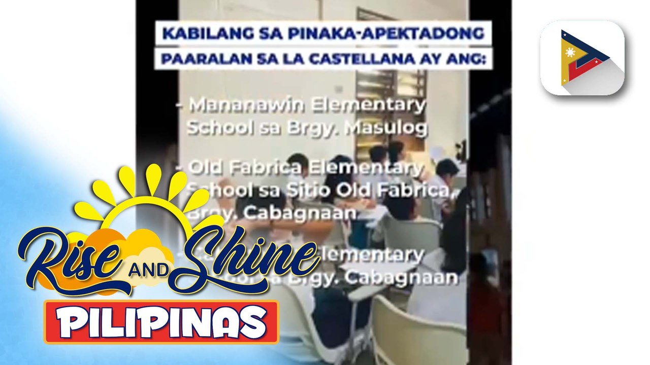 Mga bakwit na naapektuhan ng pagputok ng Mt. Kanlaon, nailipat na sa mga temporary shelter