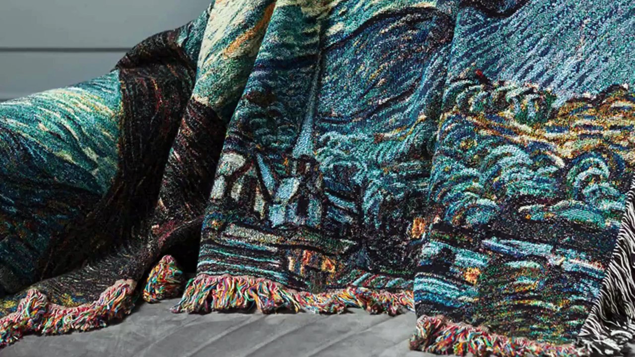Woven Blue Tapestry