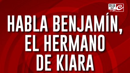 Doble crimen por ajuste de cuentas: habla el hermano de Kiara