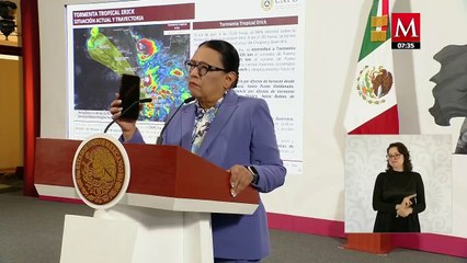 Gobierno de México pide prevención por tormenta tropical 'Erick'