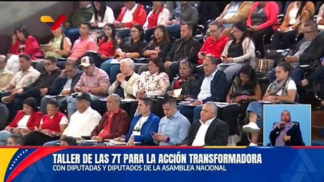 Jefe de Estado lidera Taller de las 7T para la Acción Transformadora con diputados de la AN