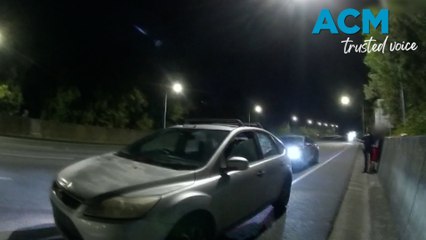 Man arrested after allegedly stolen car full of vegetables catches alight