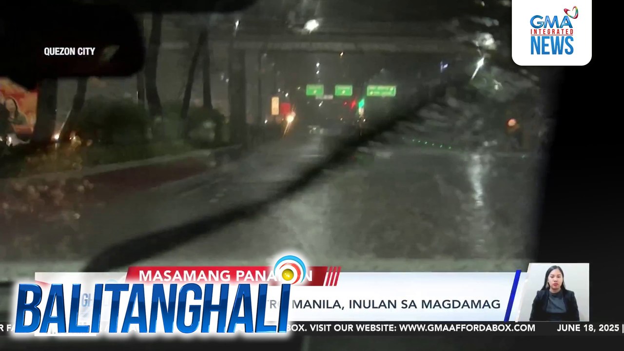 Ilang lugar sa Metro Manila, inulan sa magdamag | Balitanghali