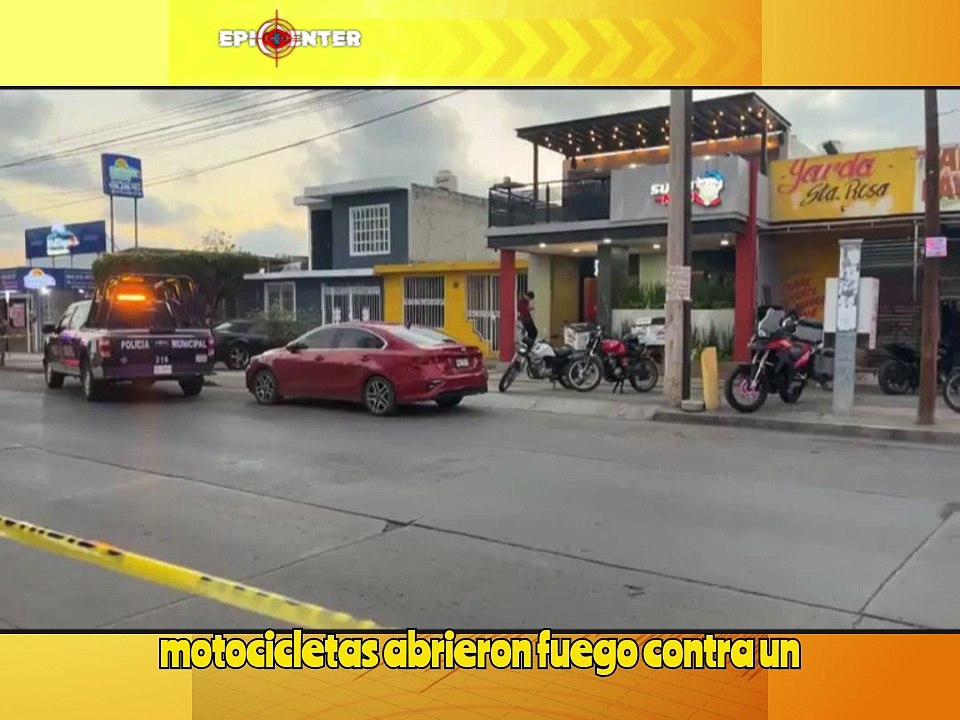 Ataque armado deja dos personas lesionadas en la avenida Santa Rosa, Mazatlán