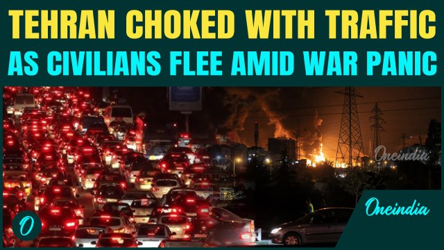 Tehran In Turmoil: Civilians Flee Tehran Amid Heavy Traffic As Israel-Iran War Escalates|200+ Killed