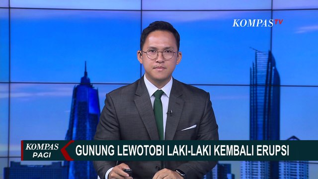 Gunung Lewotobi Erupsi Lagi! Begini Rekaman Detik-Detik Letusan Terjadi