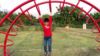 Handing and enjoying the park view