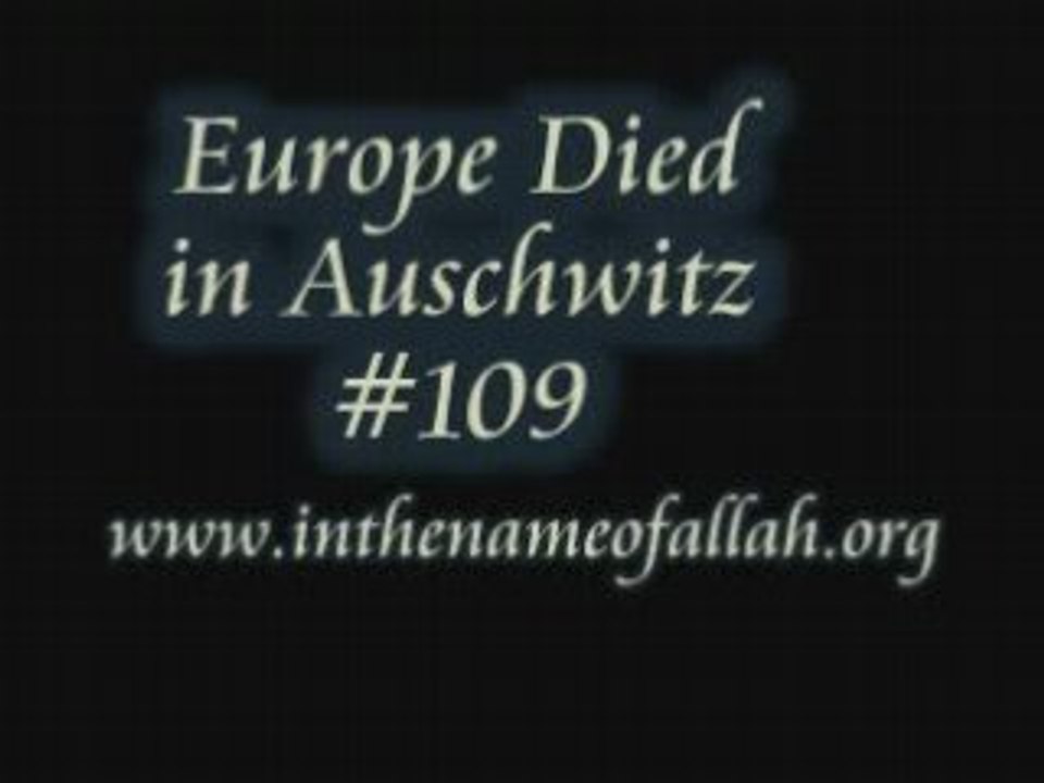 109 Europe Died in Auschwitz