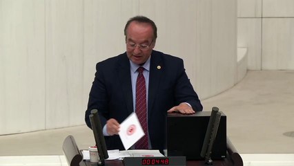 CHP'li vekil, çoklu maaş alanların 54 metrelik listesiyle kürsüye çıktı: Artık yeter, çarkları kırmanın zamanı geldi